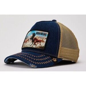 Ride Or Die Western Rodeo Hat Goorin Bros The Farm Trucker American Snapback Cap